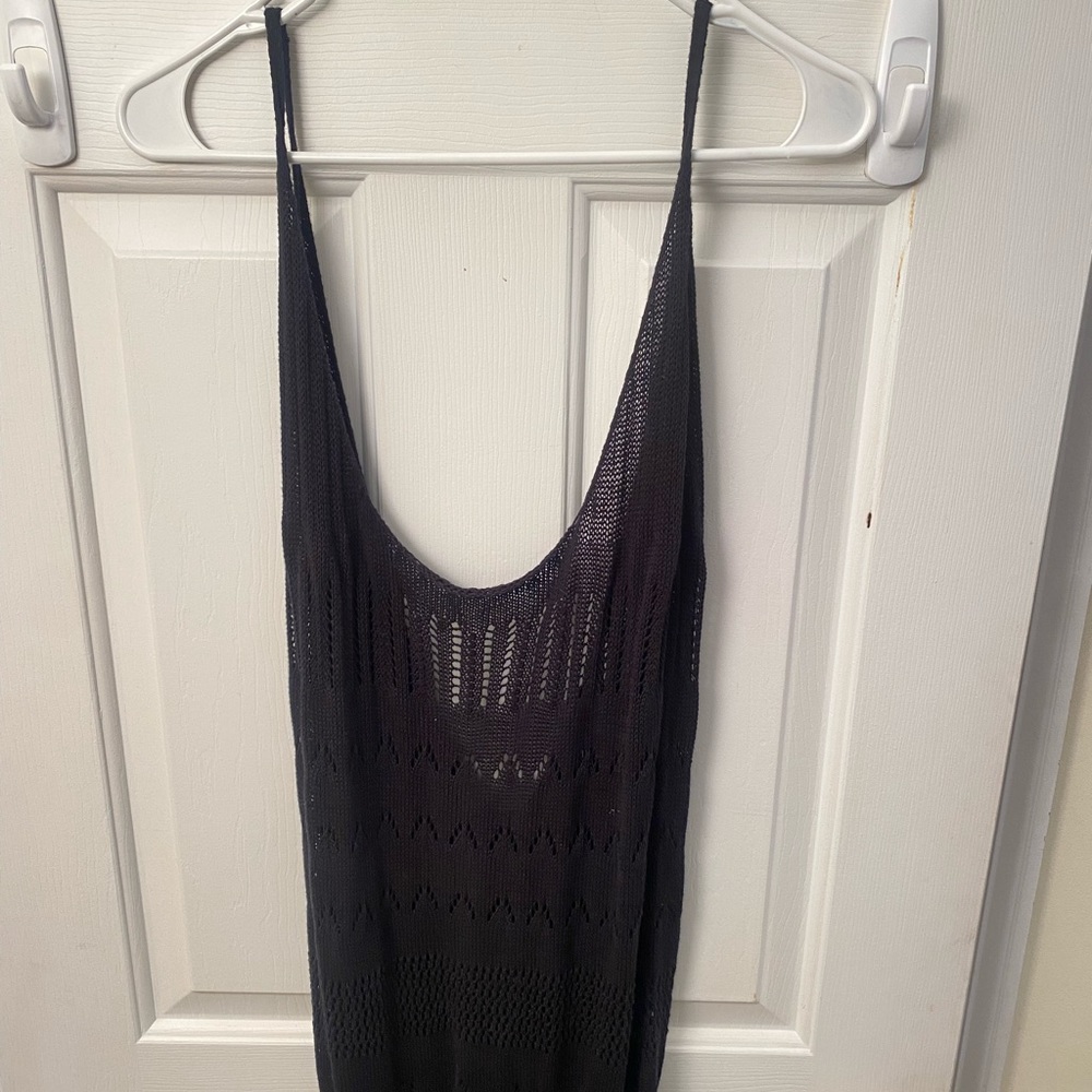 Gorgeous Black Knit Coverup/Dress